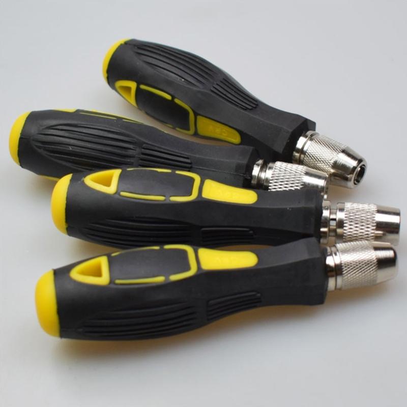 801 802 Schraubendreherbit-Griff für 5mm 6mm Rund-Elektroschraubendreherbit-Griff Ratsche Schraubendreherbit-Halter