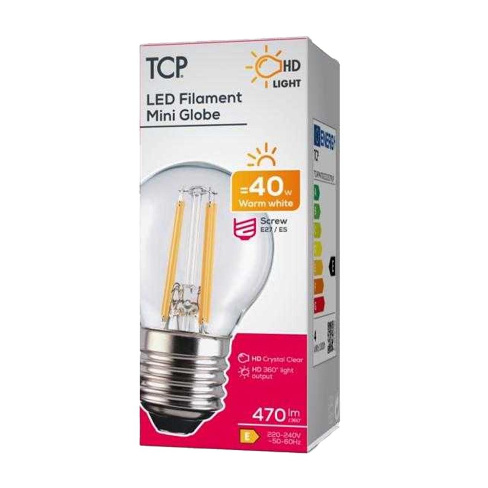 TCP ES/E27 LED Filament Bulb