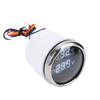 52mm 2 in 1 Digital Water Temperature Voltage Gauge with White Backlight Car Boat Water Temp Voltmeter for Cars RVs Trucks Ships
