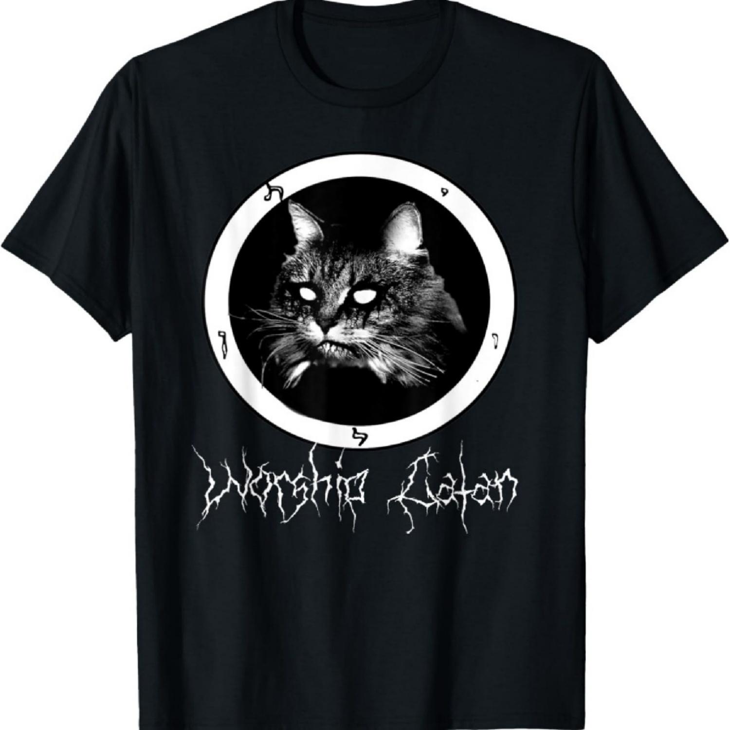 Черный Метал Норвежская Кошка Дэт-метал и Готика Футболка S