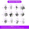 Aesthetic Snakes Pattern Stickers Tattoo Art Diy Gift Toy Waterproof Decal For Laptop Phone Scrapbook Luggage Bottles Decorative