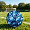 1pc Blue Dragon Fantasy Theme Soccer Ball Football, Size 5, Lightweight PVC, Outdoor Training Soccer Ball,Gift C6543