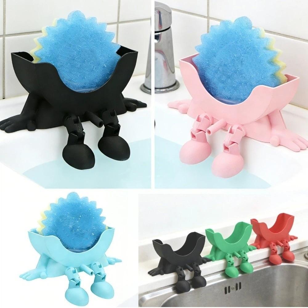 Colorful Soap Draining Rack Funny Sink Sponge Holder 3 D Printed Sponge Holder  Kitchen Sink