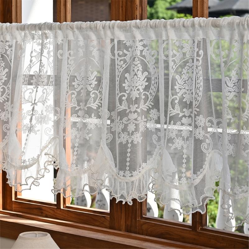 Stylish Designs Polyester Sheer Curtain With Rod Pocket for Privacy and Gentle Light