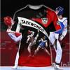 Sport Summer Men'S T-Shirt Wrestling Taekwondo Casual Sport O Collar Quick Dry Loose Short Sleeved Fashion Street Fitness Top