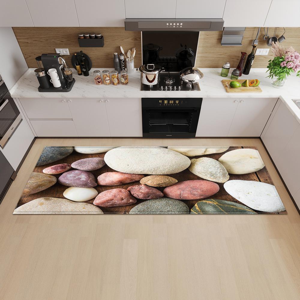 Kitchen Mat Entrance Door Mat Living Room Bedroom Long Carpet Corridor Non-slip Floor Children's Carpet