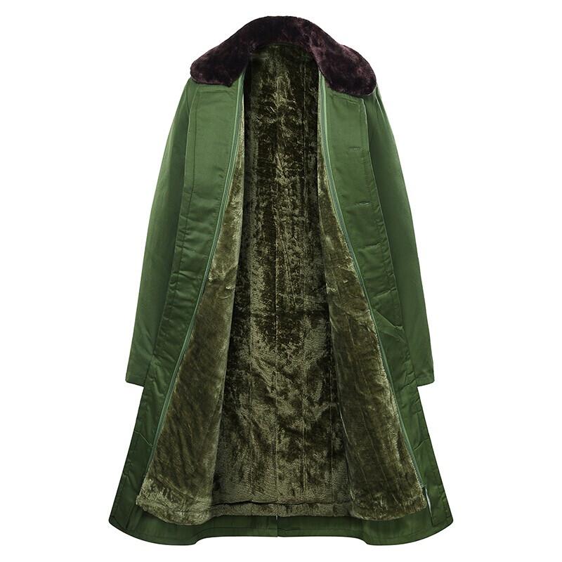 Gongtai Winter Fleece-Lined Work Coat One Size