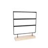 Metal Earrings Storage Rack 3-Tier Ear Stud Rack Earring Organizer Jewelry Holder  Gift