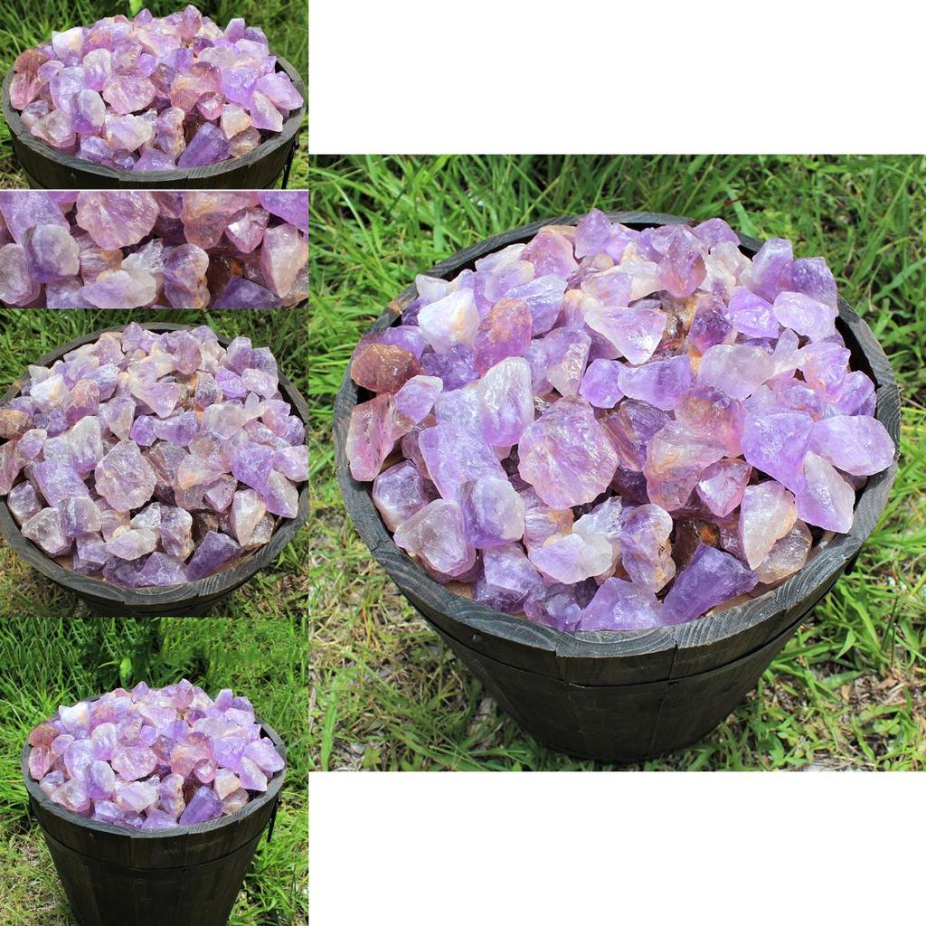 Natural Rough 100g Amethyst Gravel Stone Quartz Crystal Gemstone Decor Home