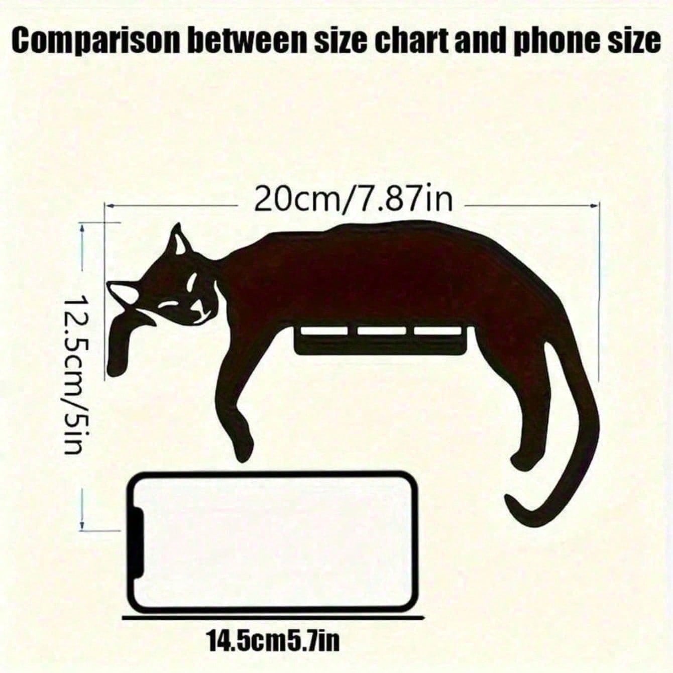 

Gothic Black Cat Silhouette Metal Wall Art Vintage Halloween Decor Fireplace Hanging Dark Academia Gift різнокольоровий