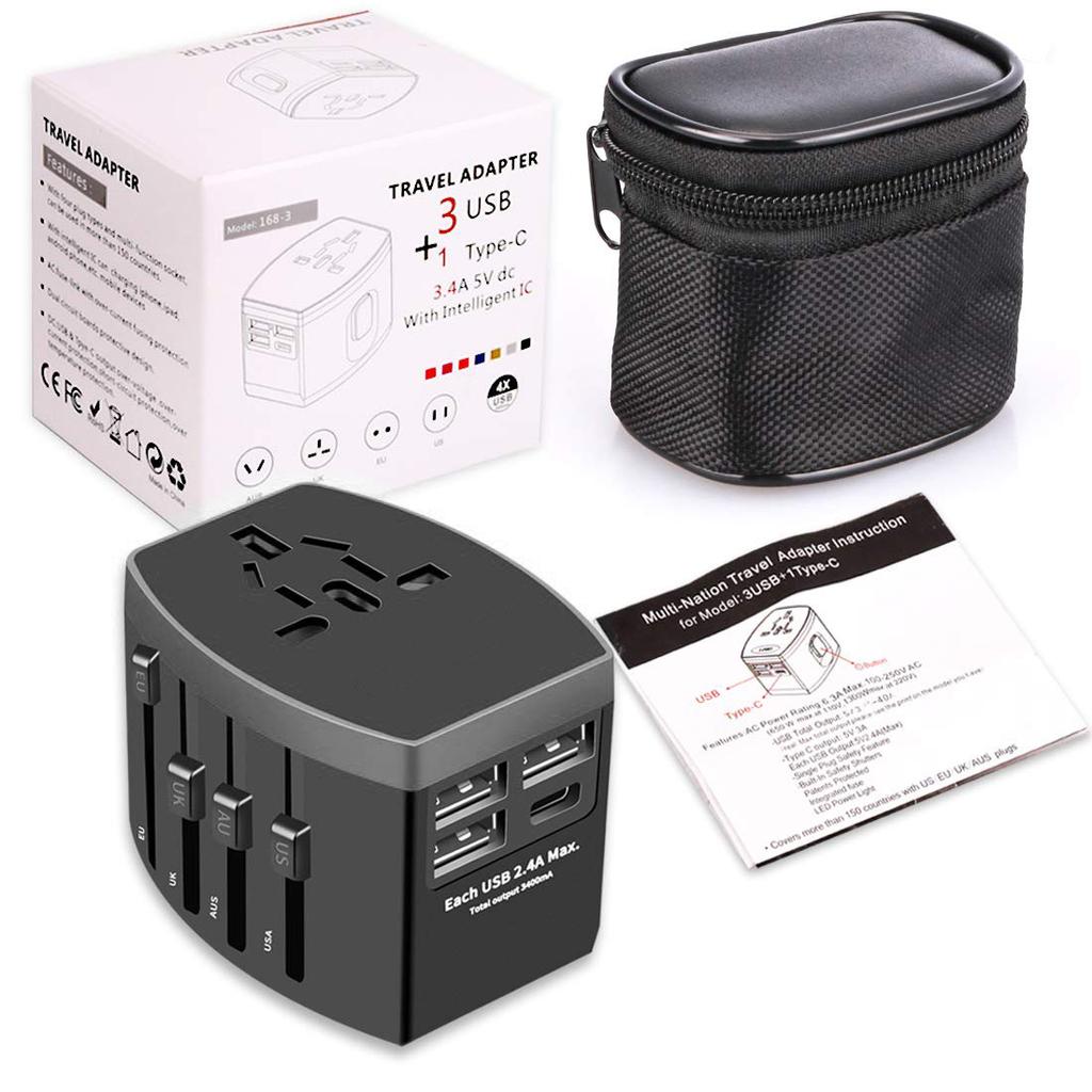 110v-250v EU US UK AU Plug New Design Travel Adapter Universal Travel Adapter Travel Adapter universalA