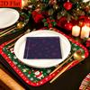 20pcs Disposable Napkins with Snowflake Pattern Print for Wedding,Parties,and Daily Use for Thanksgiving Fall Christmas Table Decoration