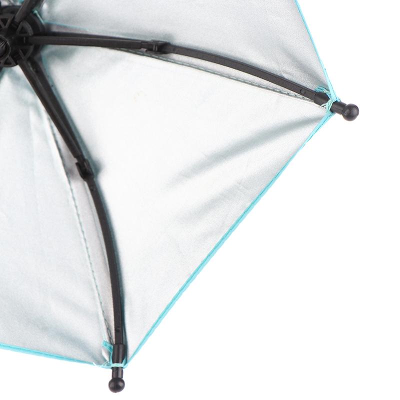 Electric Motorcycle Phone Bracket Umbrella Car Navigation Frame Rider Helmet Umbrella Hand Sunshade Outdoor Bendable
