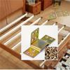 Heavy-Duty Solid Wood Bed Frame Hardware Kit - Includes 2 Sets of Hooks, Buckles, and Screws for Easy Assembly