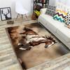 Cute Pets Dogs Cats Area Rug, Farm Animal Floor Mat