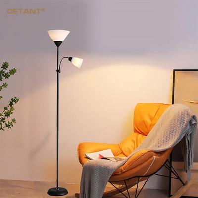 Nordisches Design Stehleuchte Haus Innen Dekor Stehleuchte Für Schlafzimmer Wohnzimmer Sofahintergrund LED 2-Kopf LED Stehbeleuchtung