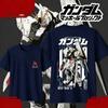 Anime GUNDAM RX93 Cartoon Baumwoll-T-Shirt 2026 Sommer Kinder Unisex Damen Mode Lässiges Kurzarmshirt Streetwear Unisex