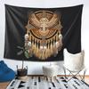 Native Mandala Owl American Tapestry Decoration Art Aesthetic Tapestries for Living Room Bedroom Home Wall Cloth Wall Hanging