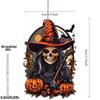 2D Flat Acrylic Halloween New Pumpkin Man Decoration Pendant, Bat, Car Rearview Mirror Pendant Party Decoration, Nurseries, Vintage Home Decor Wall