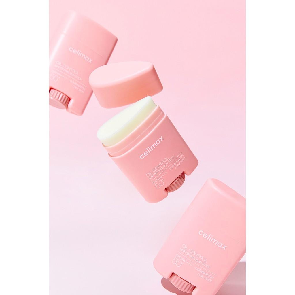 CELIMAX Bâton Solaire Matifiant Contrôle du Sébum SPF/PA++++ 50+, 19g