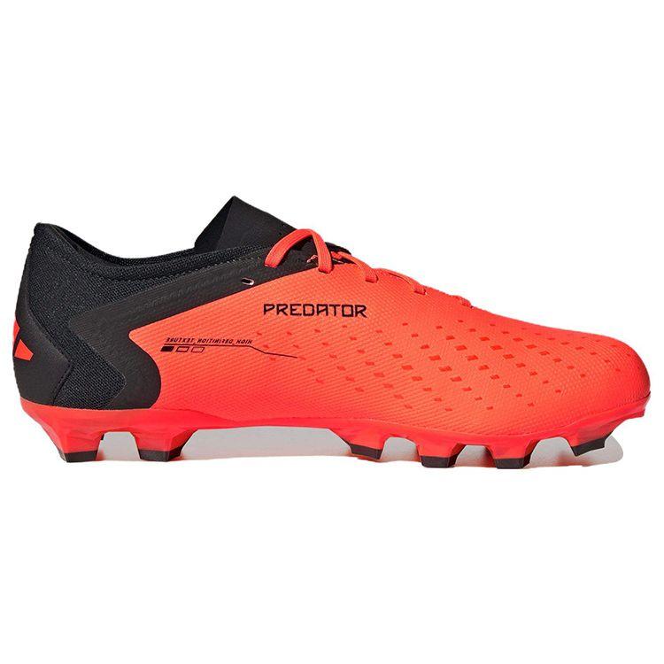 Adidas Predator Accuracy.3 Laced AG HG Artificial Grass PU Leather Non-Slip Durable Soccer Shoes Unisex Soccer Shoes Orange GW4636