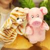 28m Cartoon Animal Plush Hand Puppet Kawaii Rabbit Cat Pig Tortoise Frog Owl Dog Monkey Plushie Interactive Story Prop Gift