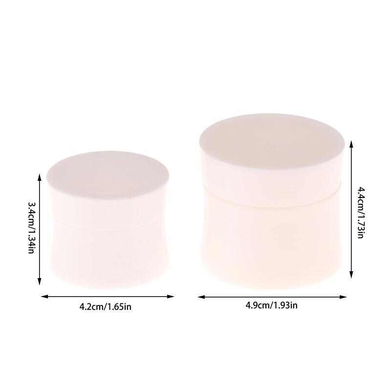 15/30G Empty Cosmetic Containers Refillable Bottles Travel Face Cream Lotion Plastic Makeup Jar Pot Trial Sample Cosmetics
