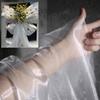 DIY Christmas Tree Bow Decoration Transparent Pearlescent Slightly Hard Organza Fabric Wedding Floral Wedding Dress Gowns Fabric