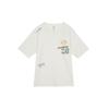 Converse T Shirts Unisex White Crew Neck Moderate Straight Fit 10024879-A01