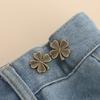 4Sets Pant Waist Tightener Detachable Adjustable Jean Button Waist Buckle Set No Sewing Waistband Tightener for Pants Women