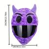 Plush cartoon dog rabbit demon animal helmet cover, bicycle motorcycle multi-function protective helmet does not include helmet