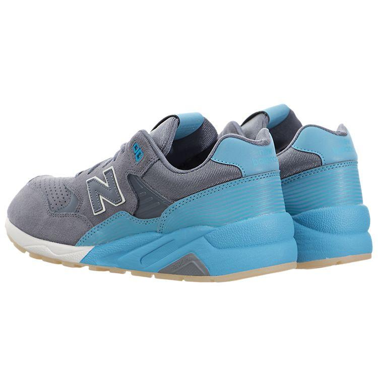 New Balance Nb 580 Classic Retro Stoff Mesh Low Top Laufschuhe Unisex Sneaker Grau Blau MRT580UR