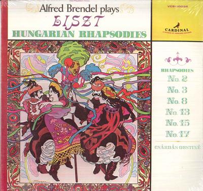 LP Record ALFRED BRENDEL - Liszt Hungarian Rhapsodies VCS10035 VANGUARD 1968 US Classical Used