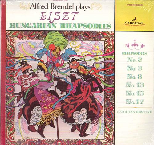 

LP Record ALFRED BRENDEL - Liszt Hungarian Rhapsodies VCS10035 VANGUARD 1968 US Classical Used