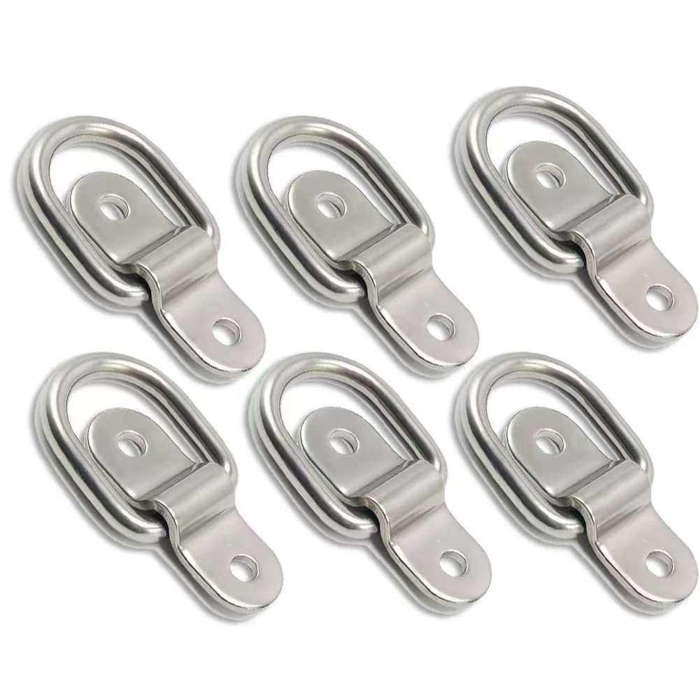 D-type pull ring hooks secure pull rings on containers, vans, trucks, and other cargo vehicles.