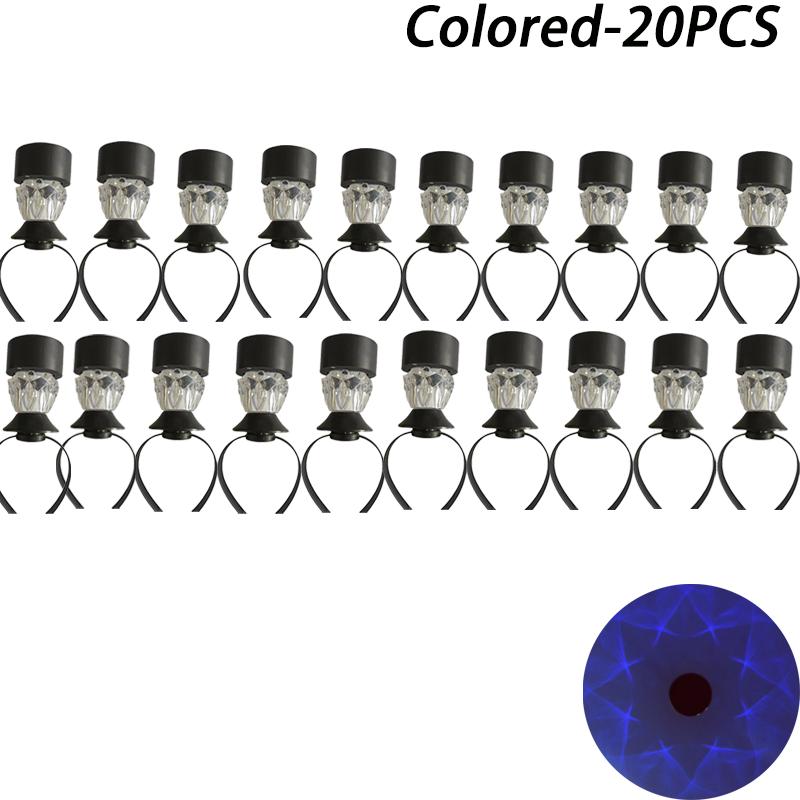 20 Stück Lampe Solar Poollicht Rahmen auf dem Boden für Schwimmbad Außenpool Zaun Dekorative Accessoires Wasserdicht LED