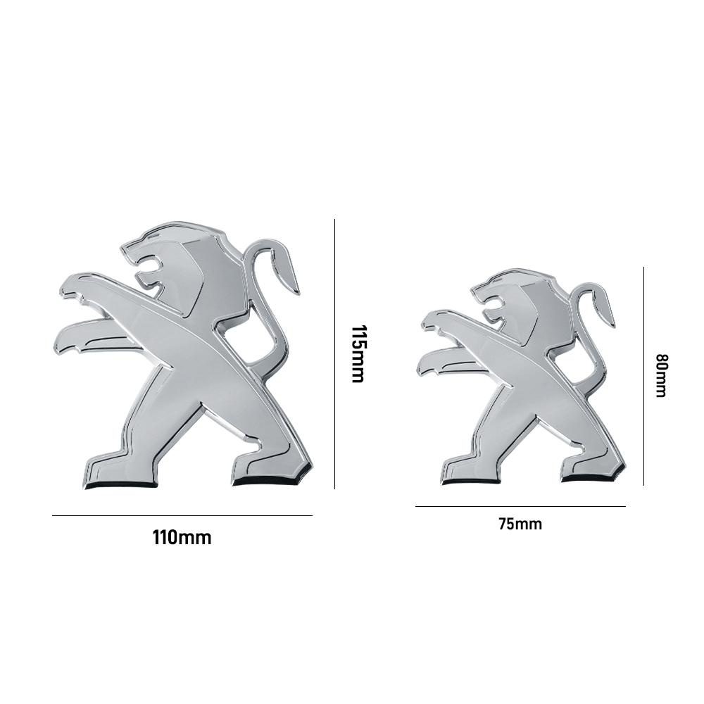 2026 Hete Auto Sticker Auto Voorgrille Embleem Achterklep Badge Sticker Auto Decoratie Accessoires Voor Peugeot RCZ 206 208 3008 30