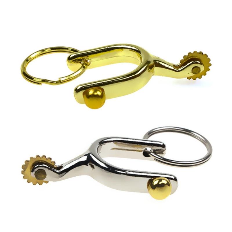 Alloy Spur Key Pendant Perfect Bag Ornament Small Decorative Key Pendant Suitable for Men and Women Bags Decorating