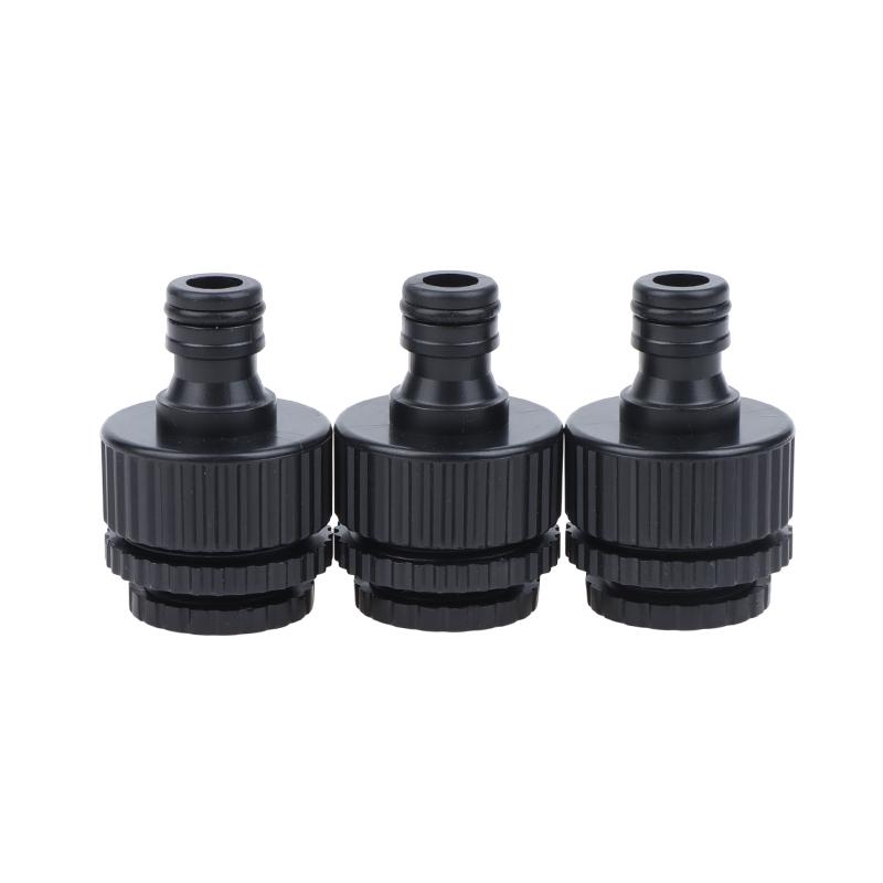 1/2" 3/4" 1 Inch Thread Quick Connector Garden Irrigation Hose Quick Coupling Plastic Watering Pipe Quick Connector Fittings