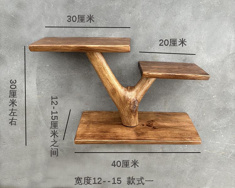 Solid Wood Wall Shelves, Eco-Friendly Wax