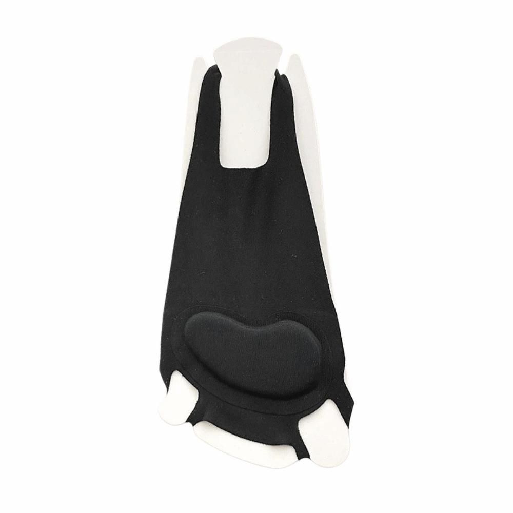 Invisible Low-cut Liners Socks Breathable Suspender Half-Palm Socks Two-toed Socks Ladies чёрный