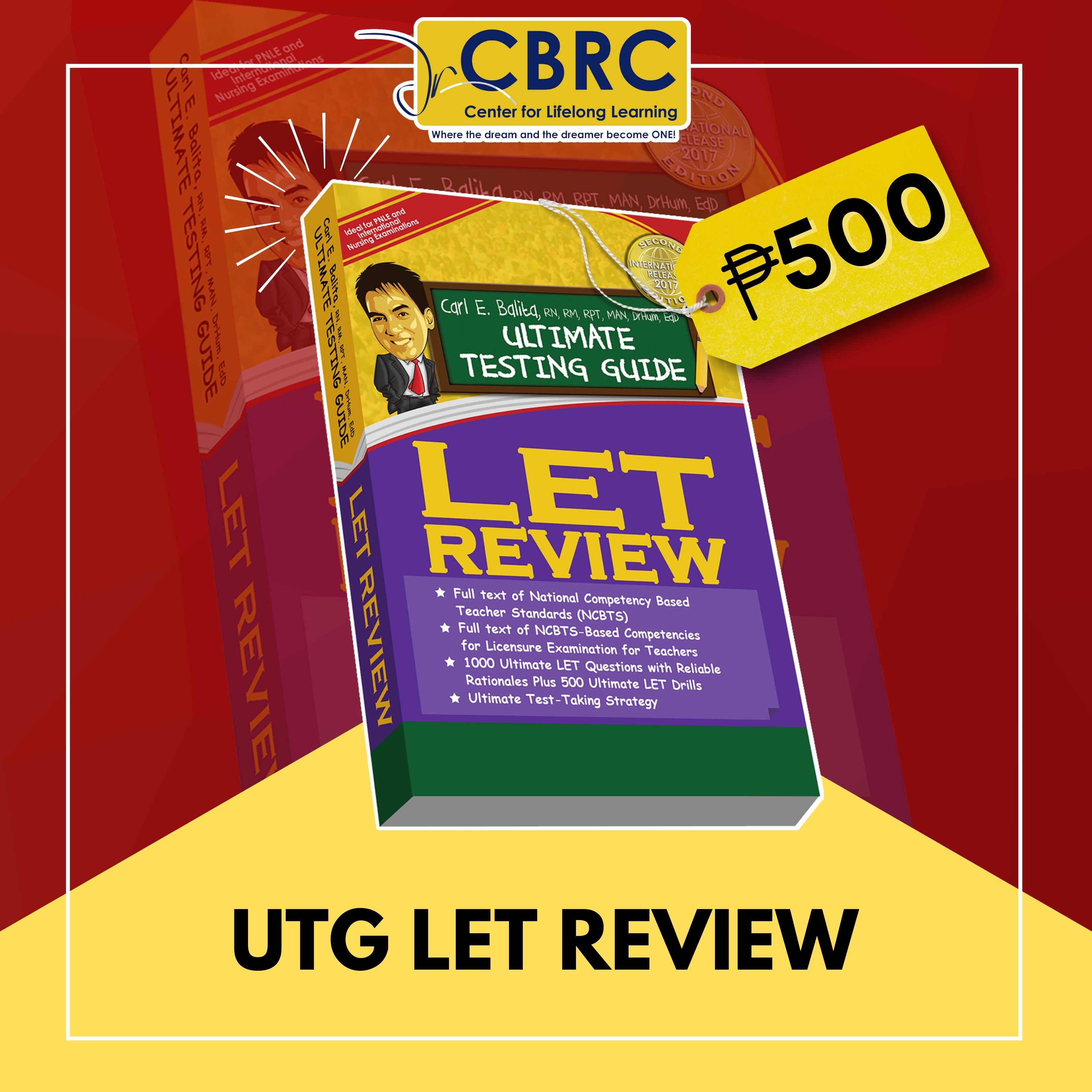DrCarl Balita ULTIMATE TESTING GUIDE TO LET Review