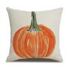 Thanksgiving Linen Pillowcase Autumn Pumpkin Print Pillow Cushion Cover