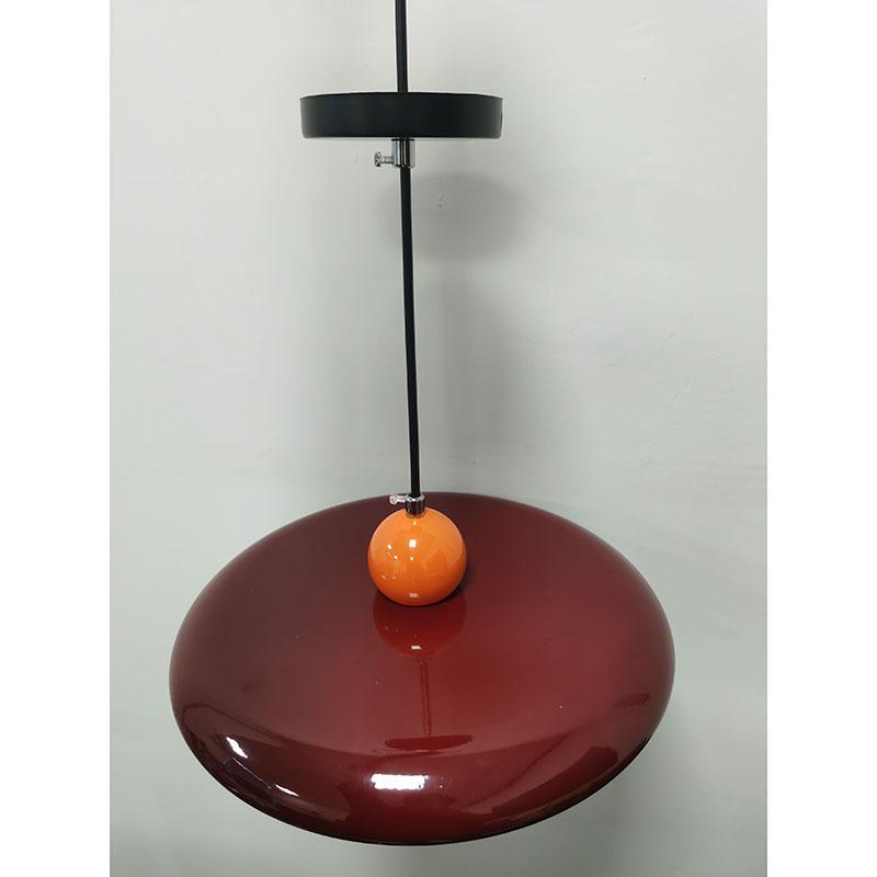 

Restaurant Lamp Modern Minimalist Designer Cream Style Creative Flying Saucer Dining Table Bar Lamp Bedroom Bedside Pendant Lamp 20cm&no ligth bulb