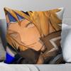 My DHero CAcademia Kaminari Denki Pillow Case Fashion Square Pillowcase Bedroom Sofa Room Ins Decoration Leisure