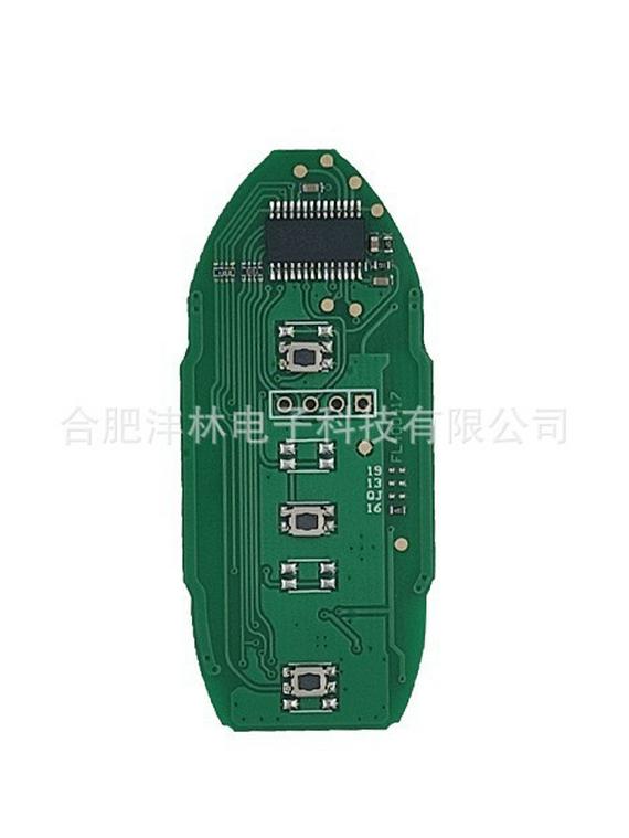 Compatible with 16 Teana Smart Board: 3-Button 433MHz 4A Chip