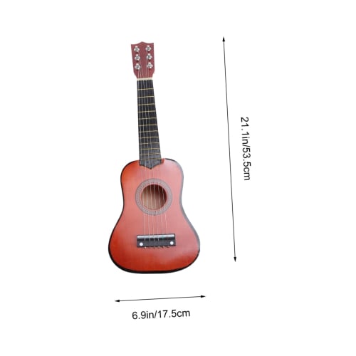 OFFSCH Kids' Guitar for Ages 3-5, Travel Acoustic Guitar, Mini Arts and Crafts, Kids' Music Instrument, Wooden Ukulele, Musical Instrument