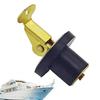 Drain Plug Boat Plug, 5/8" Marine Drain Plug, Brass Drain Plug with Handle, Rubber