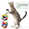 Cats Teething Toy Colorful Ball Shape for Kitten Chew Better Attract Cats