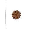 1/3 PCS Weather Resistant Floral Stake Metal Three-Dimensional Flower Ornament  Garden Decoration